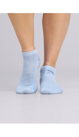 ЭЙС Носки жен.Д105ш хл+эл укор, голубой