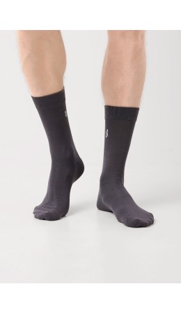 ЭЙС Носки муж.А13Лш хл+эл, т.серый