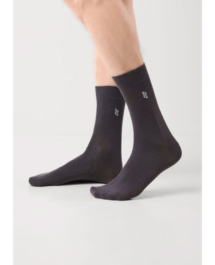 ЭЙС Носки муж.А13Лш хл+эл, т.серый