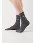 ЭЙС Носки муж.А65Л хл+эластан, т.серый