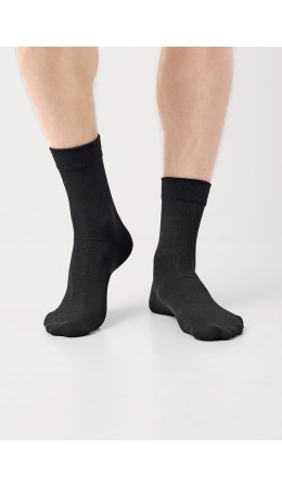 ЭЙС Носки муж.А70ш хл70+па30, чёрный
