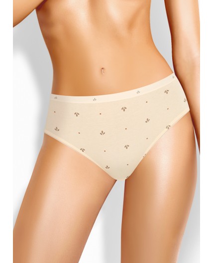 CLE C1228/1 Трусы жен. Халва, св.бежевый/т.бежевый