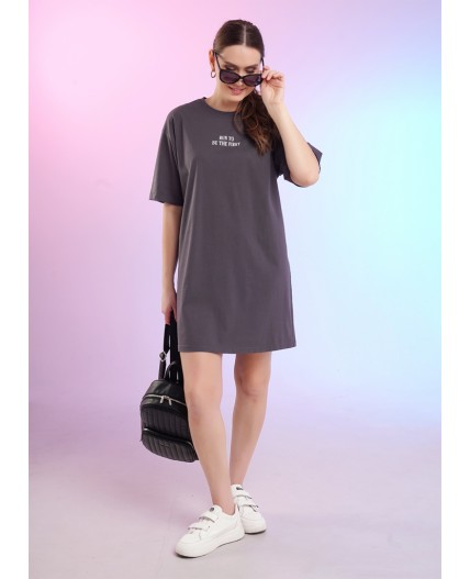 CLE LDR26-1229 Платье жен. Спринт, т.серый