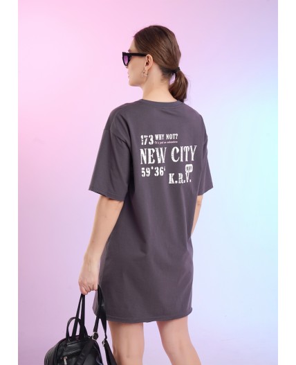 CLE LDR26-1229 Платье жен. Спринт, т.серый