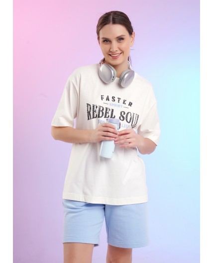 CLE LF26-1229/1 Футболка жен. Спринт, молочный