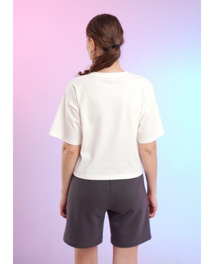 CLE LF26-1229/2 Футболка жен. Спринт, молочный