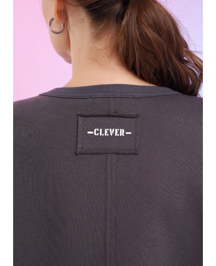 CLE LF26-1229/3 Футболка жен. Спринт, т.серый