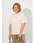 CLE LF26-1230 Футболка жен. Пикник, св.бежевый