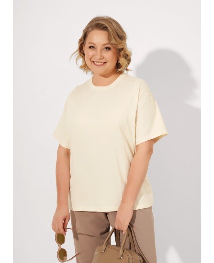 CLE LF26-1230 Футболка жен. Пикник, св.бежевый