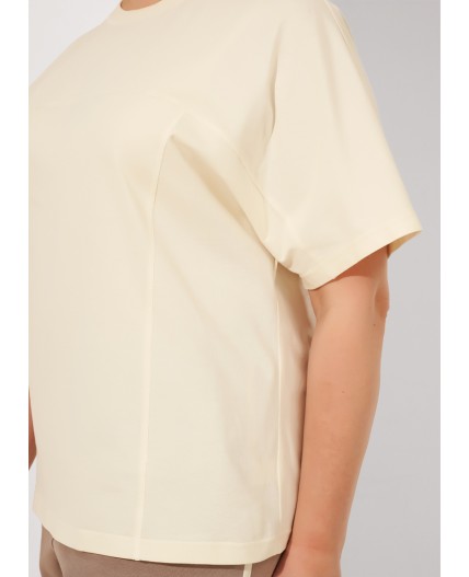 CLE LF26-1230 Футболка жен. Пикник, св.бежевый