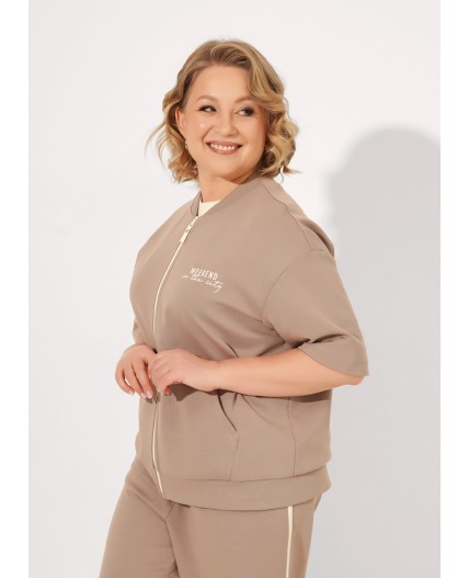 CLE LJ26-1230/2 Куртка жен. Пикник, т.бежевый