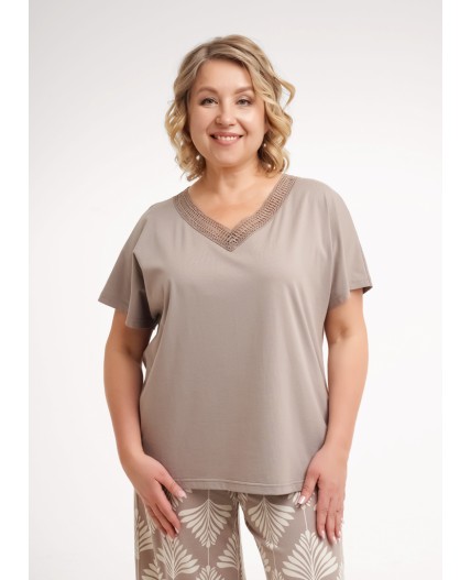 CLE LP26-1228/1 Набор одежды жен. Халва, т.бежевый/св.бежевый