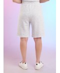 CLE LSH26-1229/1 мел Шорты жен. Спринт, меланж св.серый
