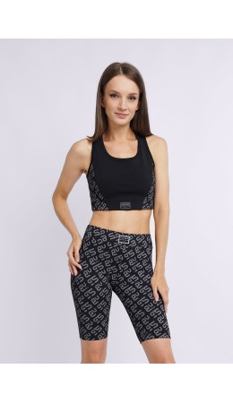 CLE LT23-101 э Майка жен. укор. спорт. Пульс, чёрный