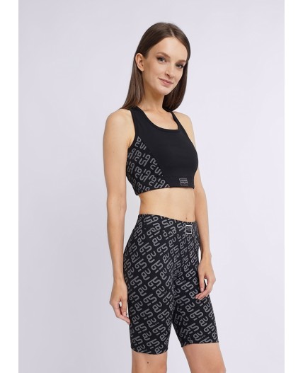 CLE LT23-101 э Майка жен. укор. спорт. Пульс, чёрный