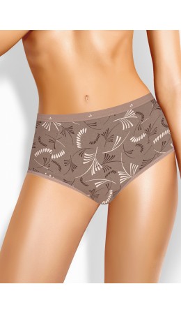 CLE M1228 Трусы жен. Халва, т.бежевый/св.бежевый