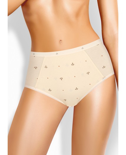 CLE M1228/1 Трусы жен. Халва, св.бежевый/т.бежевый
