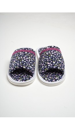 CLE SW26-968O/6 Пантолеты жен. домаш. Home line ВЛ26, т.синий/св.фиолетовый