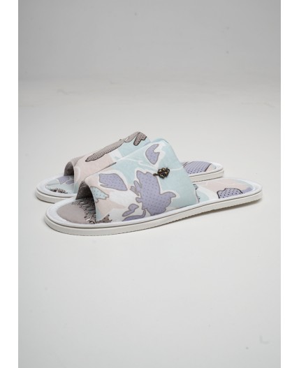 CLE SW26-968O/7 Пантолеты жен. домаш. Home line ВЛ26, св.зелёный/св.коричневый