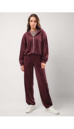 CLE Брюки жен. 267178/204ю, бордовый
