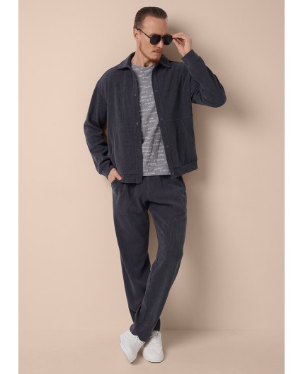 CLE Брюки муж. 562609/13вс, т.серый