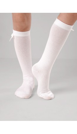 CLE Гольфы дет.П123 16-18,18-20 выпускной хл+эл, белый