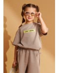CLE Джемпер дев. 867411/15кдн_п, св.коричневый/кофейный