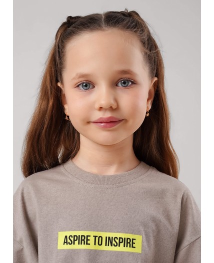 CLE Джемпер дев. 867411/15кдн_п, св.коричневый/кофейный