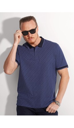 CLE Джемпер муж. 562490/10зн, джинсовый/т.синий