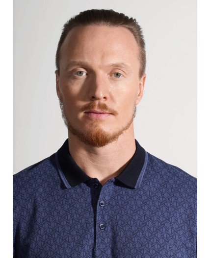 CLE Джемпер муж. 562490/10зн, джинсовый/т.синий