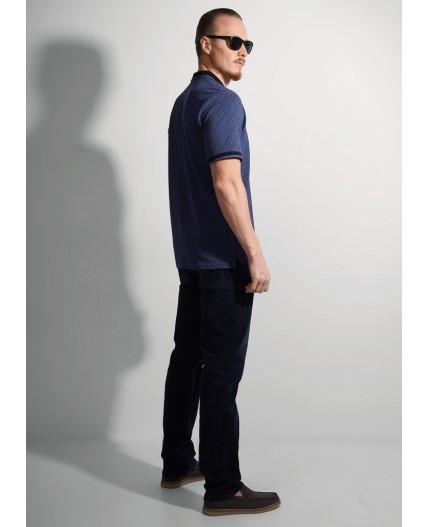 CLE Джемпер муж. 562490/10зн, джинсовый/т.синий