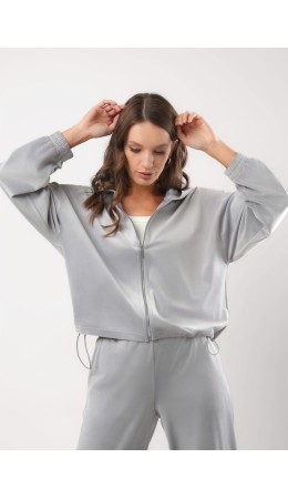 CLE Куртка жен. 267177/204ю, св.серый