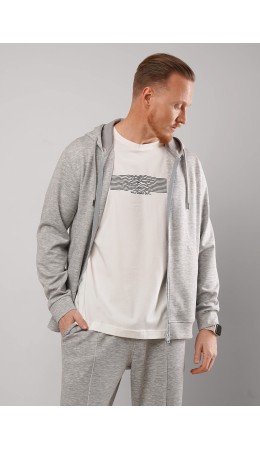 CLE Куртка муж. 562714/13сд, меланж св.серый