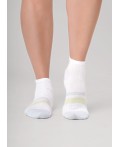 CLE Носки жен.Д5603 fashion база укороч, белый/св.голубой