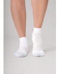 CLE Носки жен.Д5604Z fashion база укороч, белый/св.голубой
