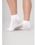 CLE Носки жен.Д5604Z fashion база укороч, белый/св.голубой