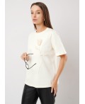 CLE Футболка жен. 267071кк, молочный