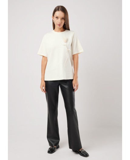 CLE Футболка жен. 267071кк, молочный