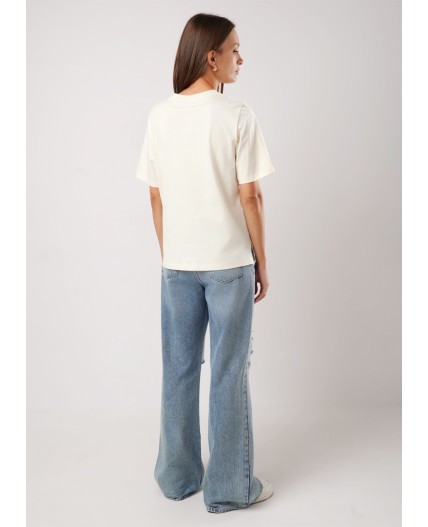 CLE Футболка жен. 267076кк_п, молочный