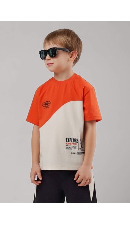 CLE Футболка мал. 867322/12кд_п, т.оранжевый
