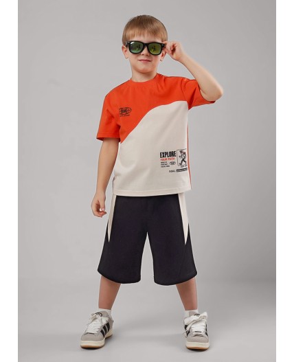 CLE Футболка мал. 867322/12кд_п, т.оранжевый