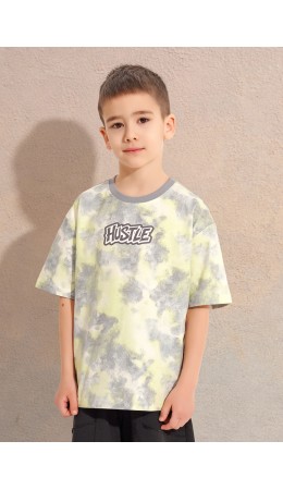 CLE Футболка мал. 867361/14кдн_п, серый/св.зелёный