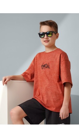 CLE Футболка мал. 867381/14ккн_п, св.коричневый/коричневый