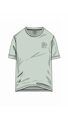 CLE Футболка муж. 562301/13о maxi_п, св.серый