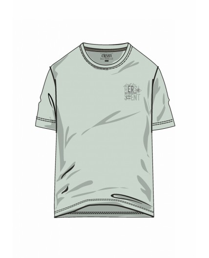 CLE Футболка муж. 562301/13о maxi_п, св.серый