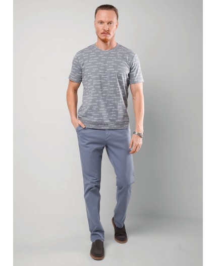 CLE Футболка муж. 562475/13зн maxi, серый/белый