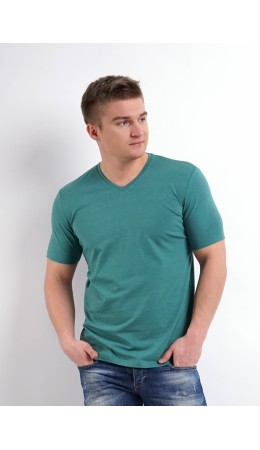 CLE фуфайка муж600431г. кор.р, меланж зелёный