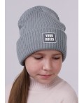 CLE Шапка дет. 413266аш флис, св.серый