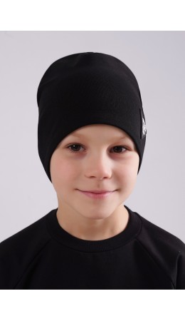 CLE Шапка дет. 565712/1р, чёрный/св.зелёный