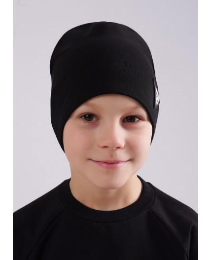 CLE Шапка дет. 565712/1р, чёрный/св.зелёный